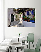 Obraz Modré okenice zs1166